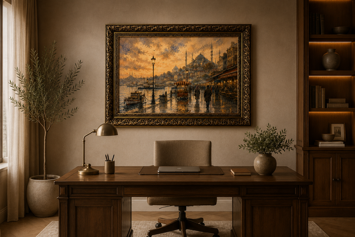 Golden Evening in Istanbul