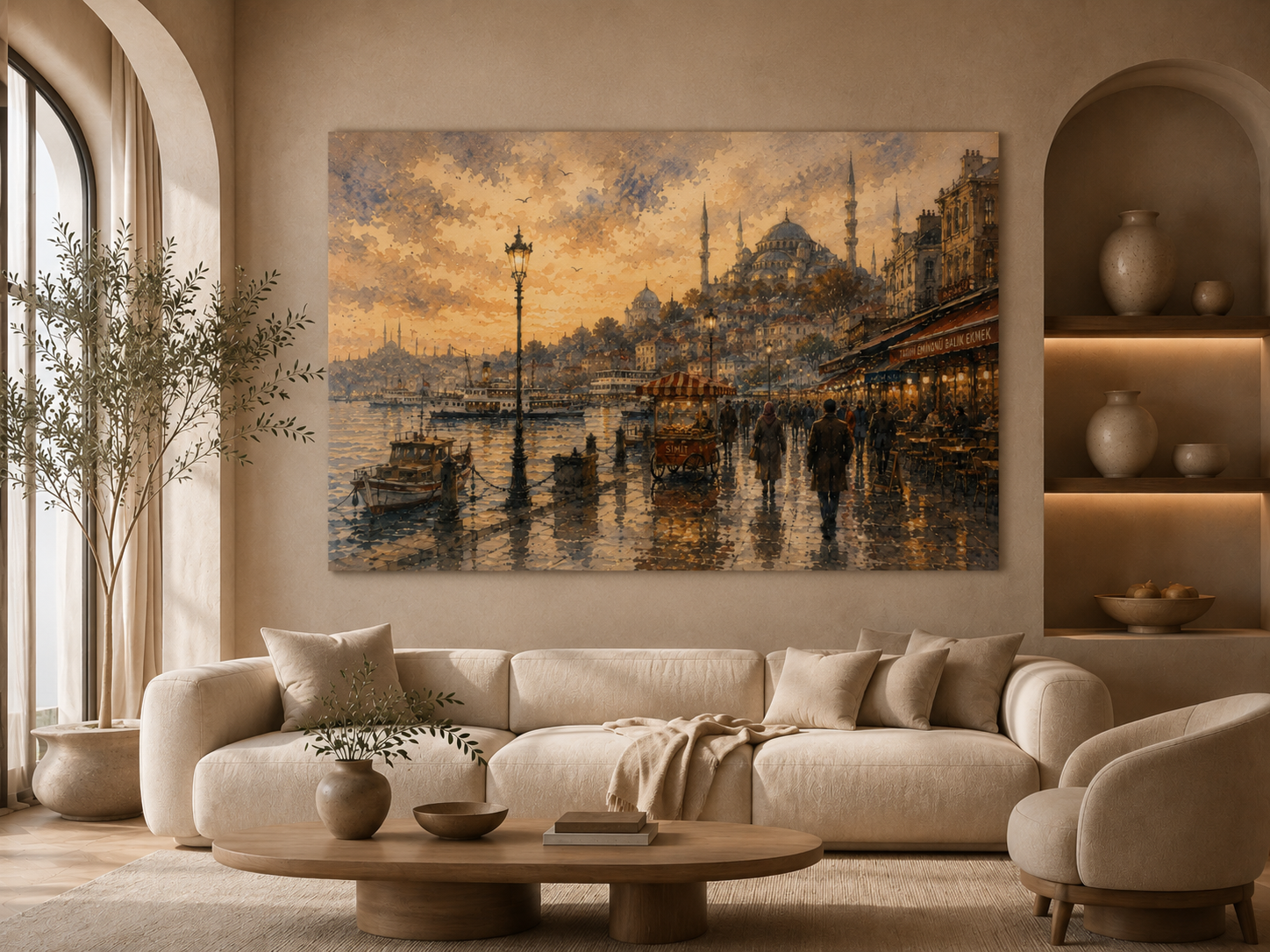 Golden Evening in Istanbul