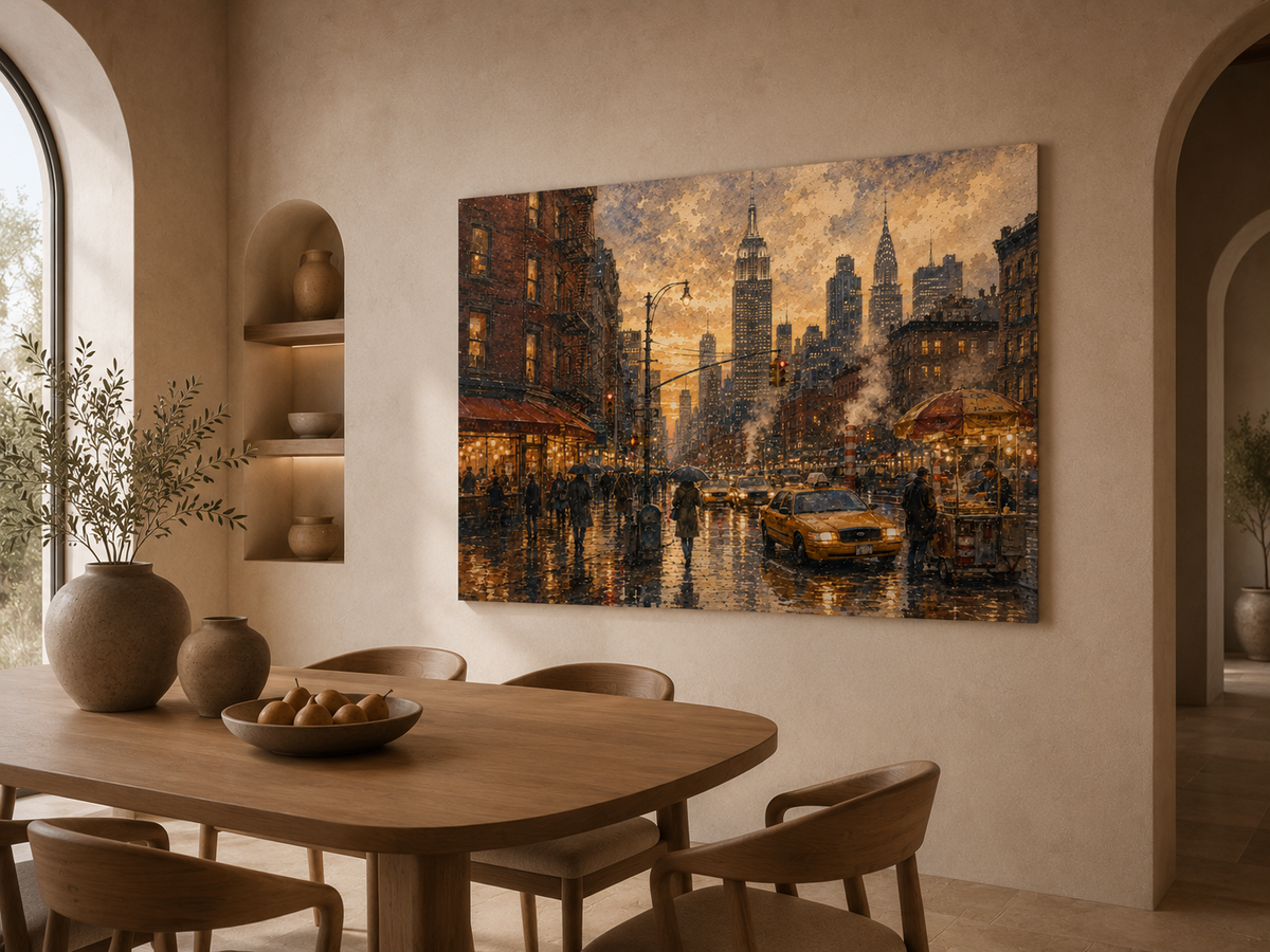 Golden Streets of New York